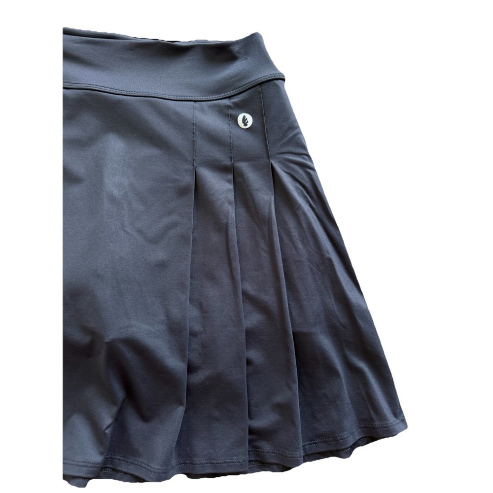 Dona Jo Womens Skort Athletic Tennis Pickleball Skirt Golf Size Large Black - Picture 2 of 5